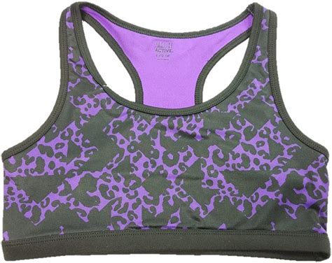  Your favorite Justice sports bra now comes with two looks for one! The reversible design allows you to switch up your look with a colorful print on one side or a fun foil on the other. This sports bra is soft and stretchy with an added layer of coverage for everyday support and comfort during practice, while also sleek enough to be worn under ... 
